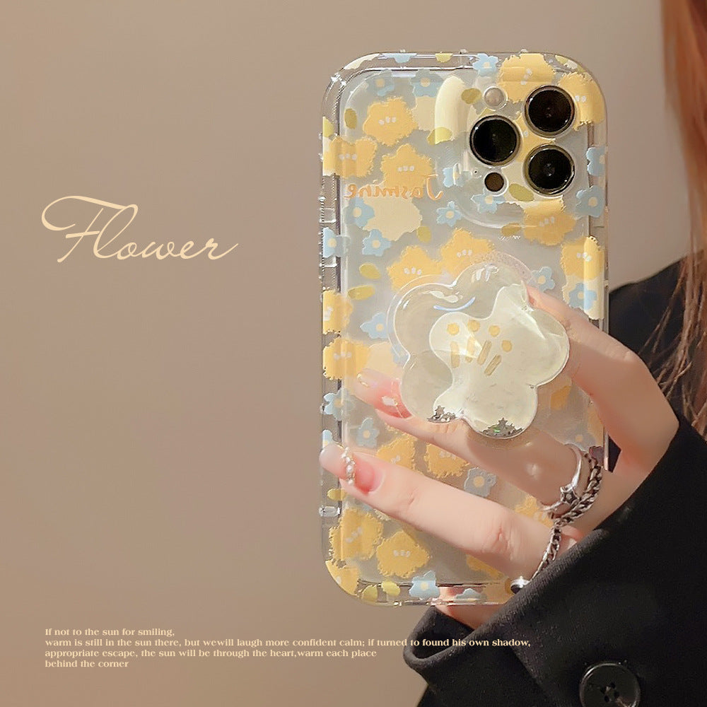 Floral Shell Case for iPhone 13/14/15 Pro Max Axl