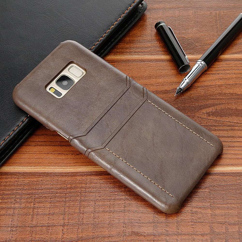Double Card Wallet Case – Samsung Note 8/9 S8 S9 | Axl Wallet Phone Case Axl Coffee / S8