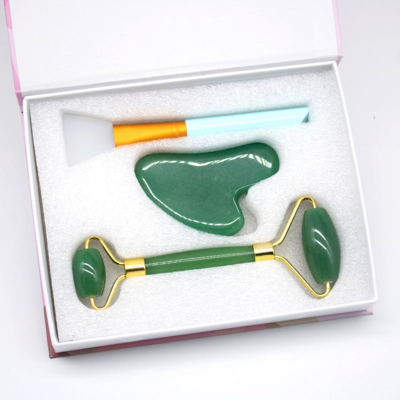 Face Opal Roller & Gua Sha Set Axl