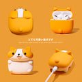 AirPods Pro 2 & AirPods 3 Protective Case Cover Axl [Japanese lying Shiba Inu] liquid silicone★No falling cover / Apple Airpods Pro2 generation