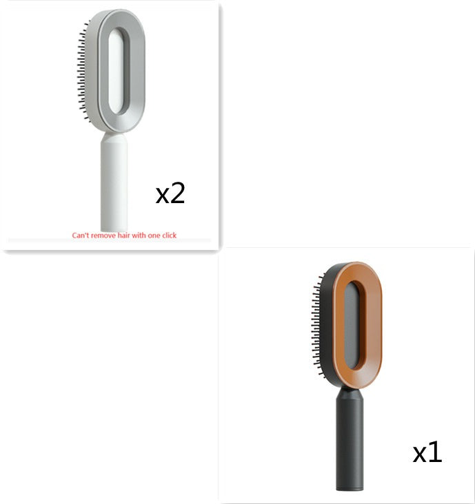Self-Cleaning Anti-Static Hair Brush | Air Cushion Detangler