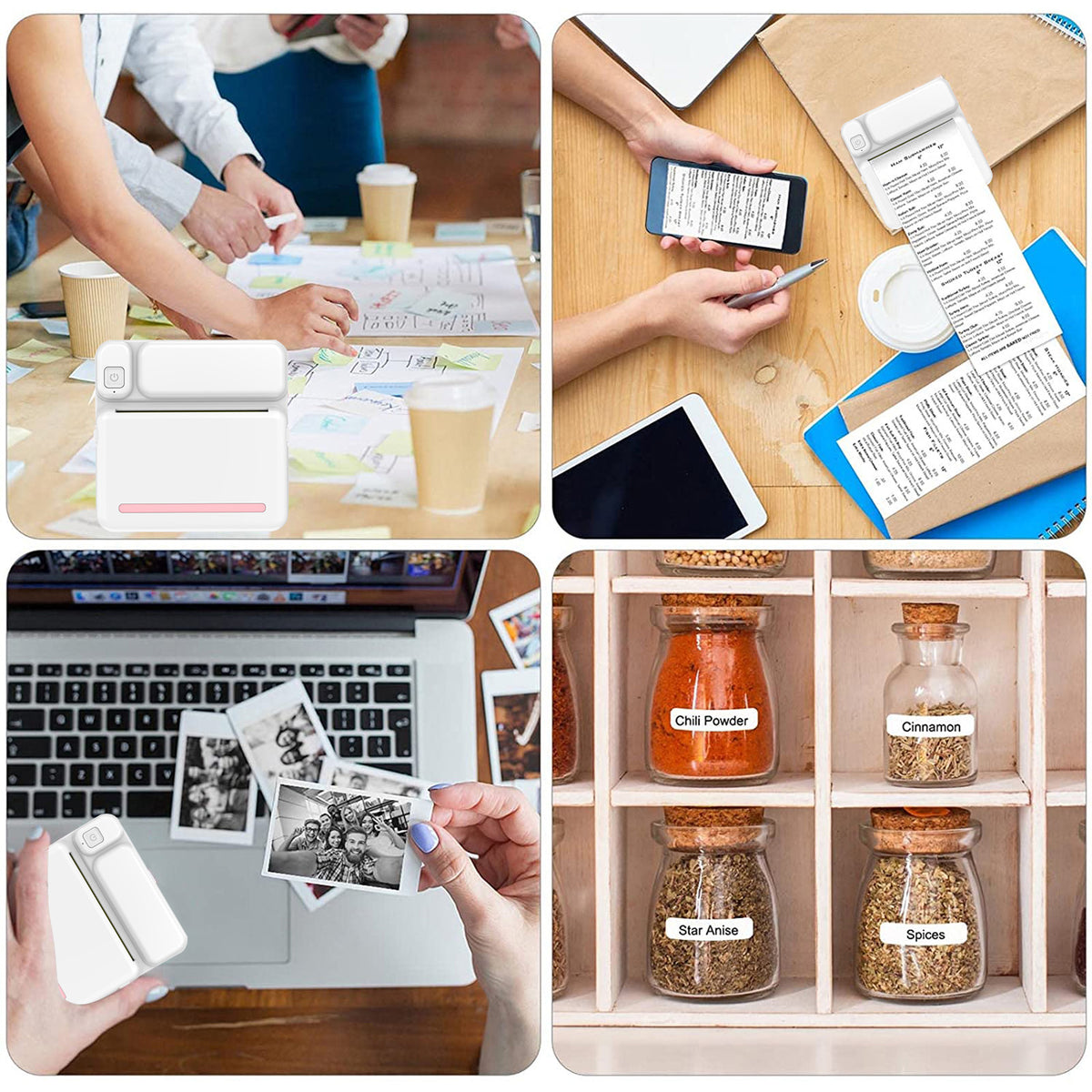 Mini Portable Label Printer – Compact USB Label Maker | Axl Portable Label Printer Axl