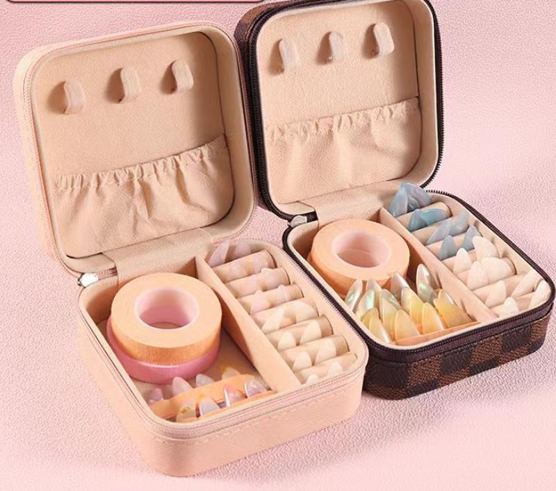 Guzheng Nail Leather Storage Bag – Gift Box Organizer Instrument Accessory Bag Axl