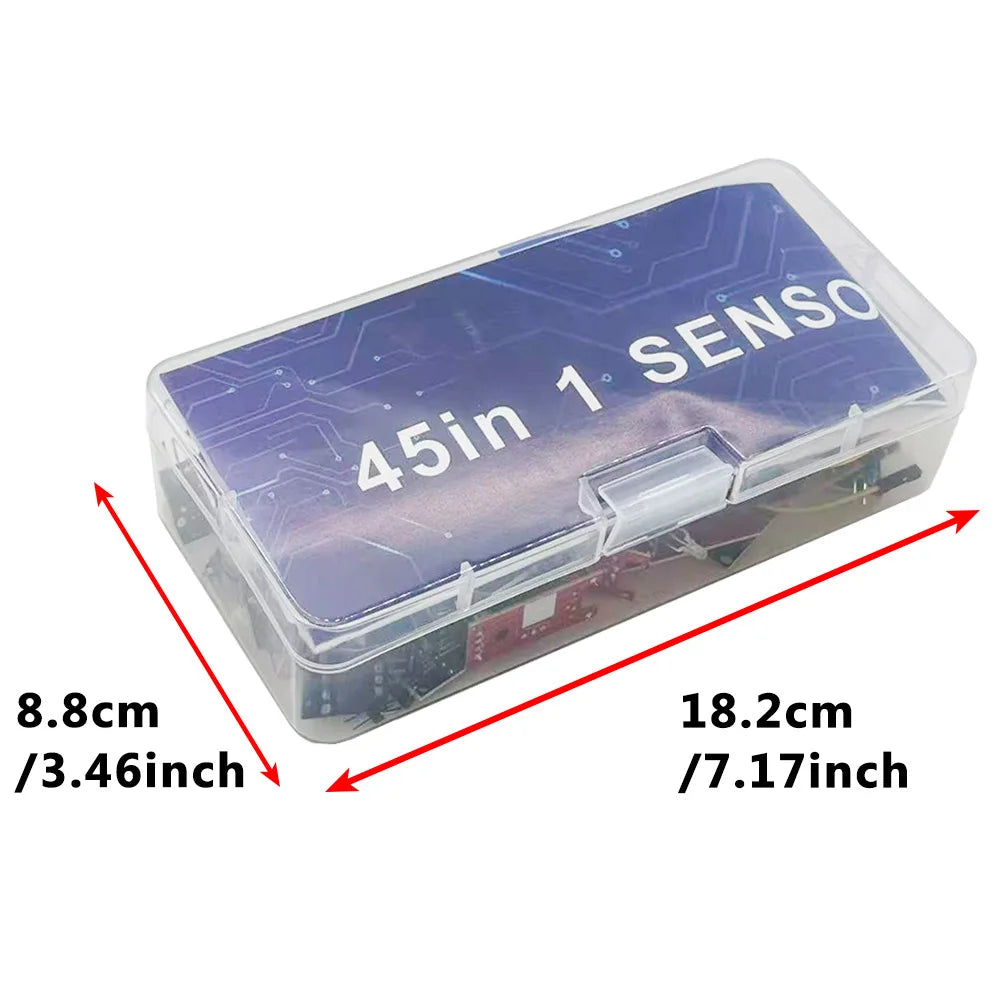 45-in-1 Sensor Module Kit for Arduino & Raspberry Pi Pico Sensor Module Kit Axl