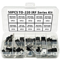 50PCS TO-220 MOSFET Power Transistor Kit – IRF Series Assortment MOSFET Transistor Kit Axl Default Title
