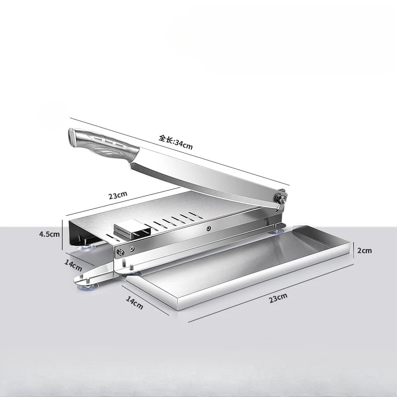 Stainless Steel Frozen Meat Slicer & Bone Cutting Knife Meat Slicer Knife Axl size S