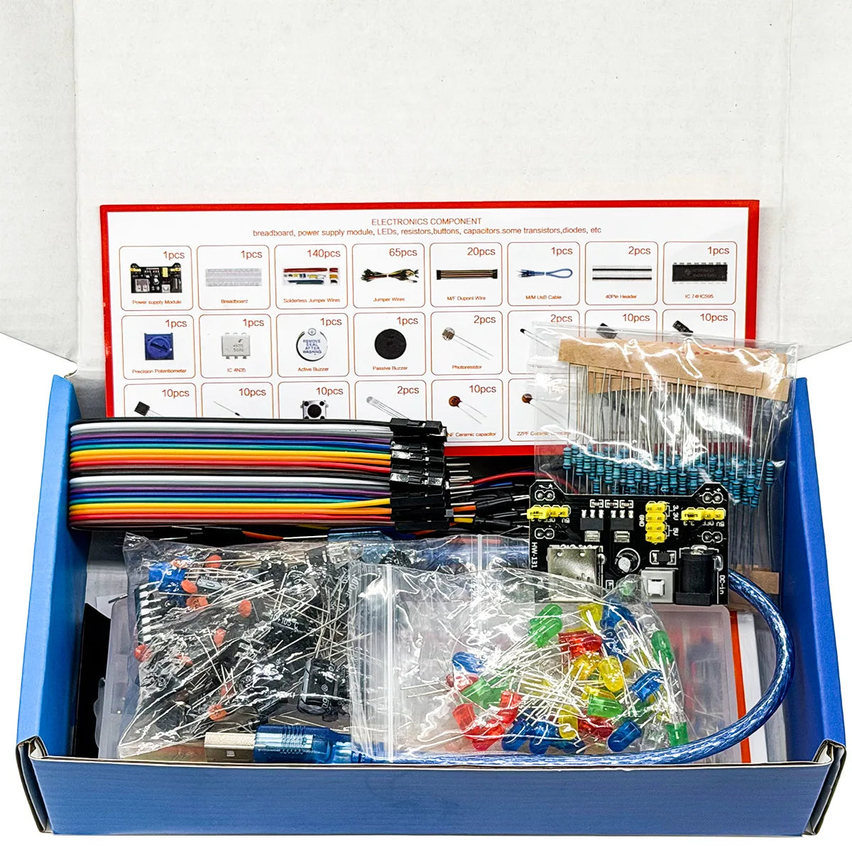 Arduino UNO R3 Electronics Learning Kit – Breadboard & Components Electronics Learning Kit Axl