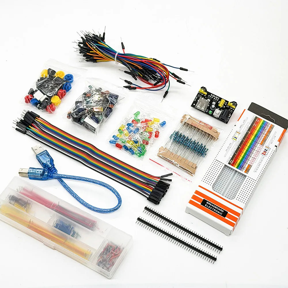 Arduino R3 DIY Starter Kit – Breadboard, LED, Jumper Wires Electronics Starter Kit Axl