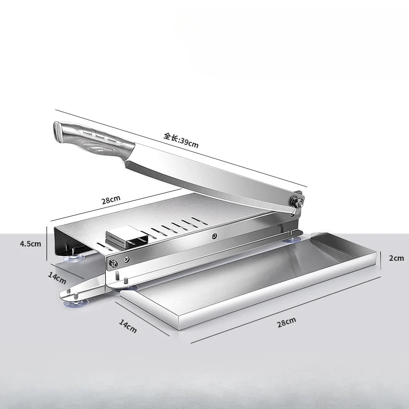 Stainless Steel Frozen Meat Slicer & Bone Cutting Knife Meat Slicer Knife Axl size M