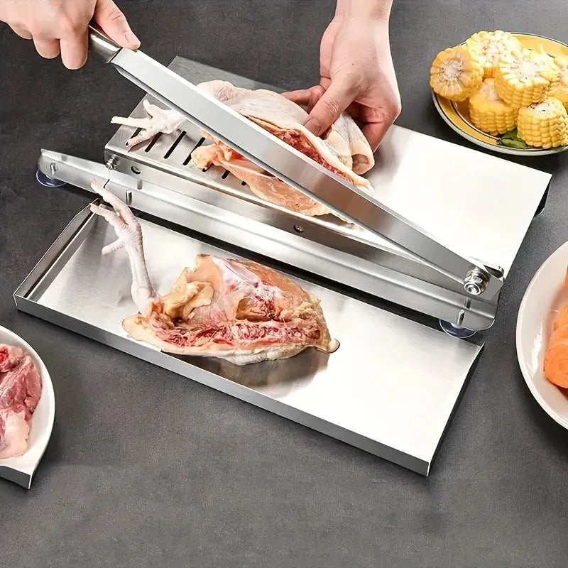 Stainless Steel Frozen Meat Slicer & Bone Cutting Knife Meat Slicer Knife Axl