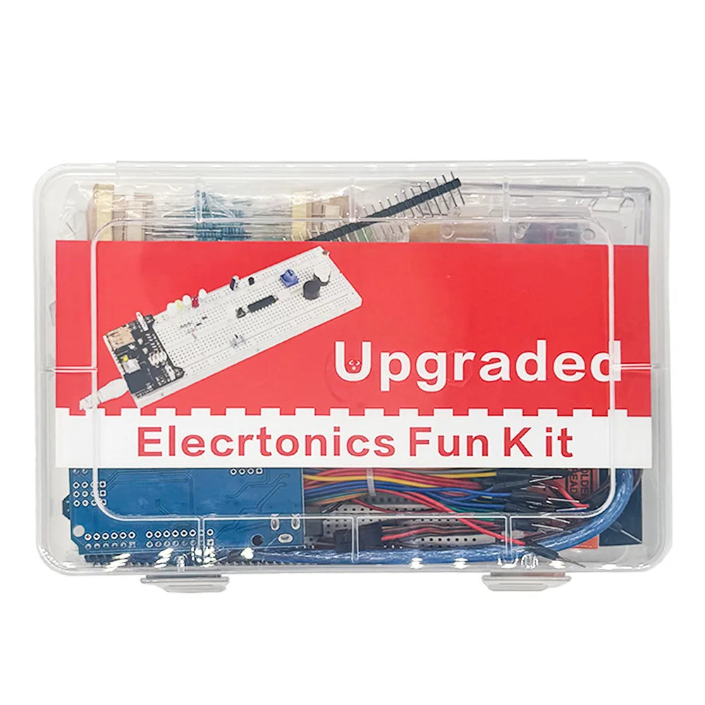 Arduino UNO R3 DIY Learning Kit – Breadboard, LED & Cables Electronics Learning Kit Axl