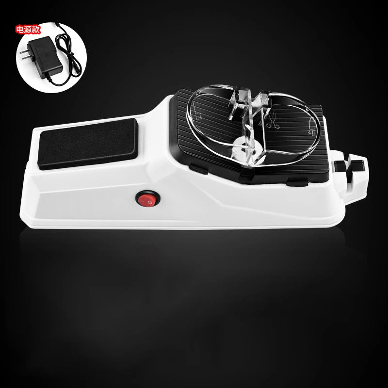 PLYS USB Electric Knife Sharpener – Automatic Ceramic Kitchen Electric Knife Sharpener Axl Power source A M