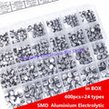 400PCS SMD Electrolytic Capacitor Kit – 24 Values 1µF–1000µF Capacitor Assortment Kit Axl Default Title