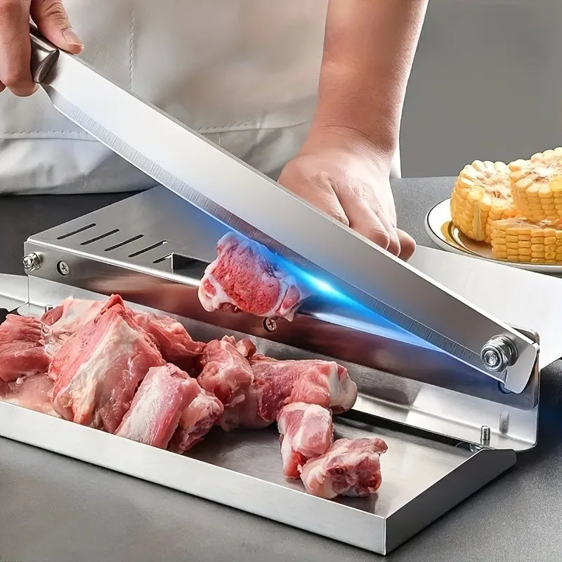 Stainless Steel Frozen Meat Slicer & Bone Cutting Knife Meat Slicer Knife Axl