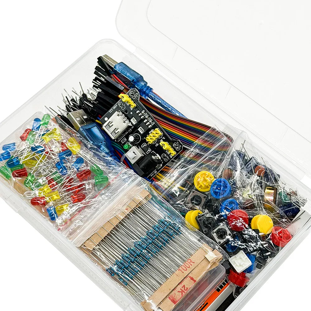 Arduino R3 DIY Starter Kit – Breadboard, LED, Jumper Wires Electronics Starter Kit Axl