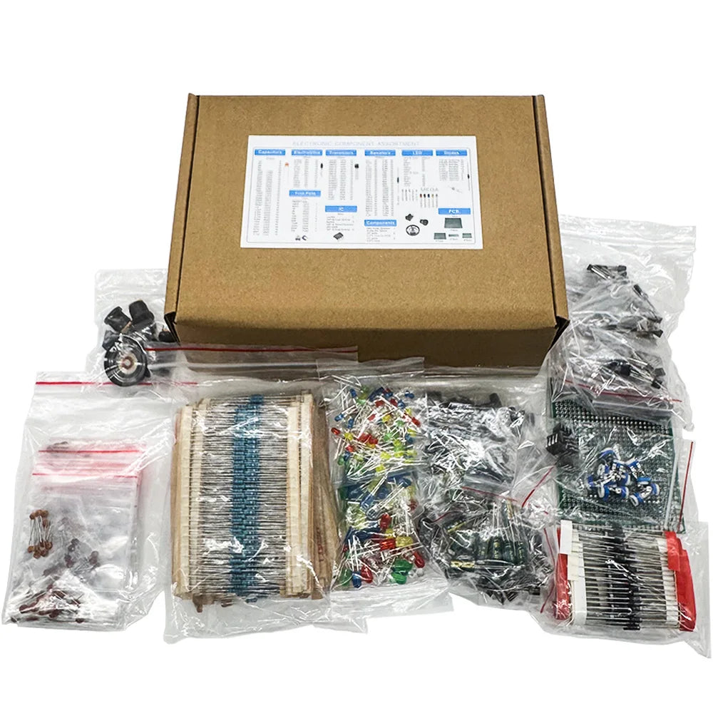 1900PCS Electronic Component Kit – Resistors, Capacitors & More Electronic Component Kit Axl Default Title