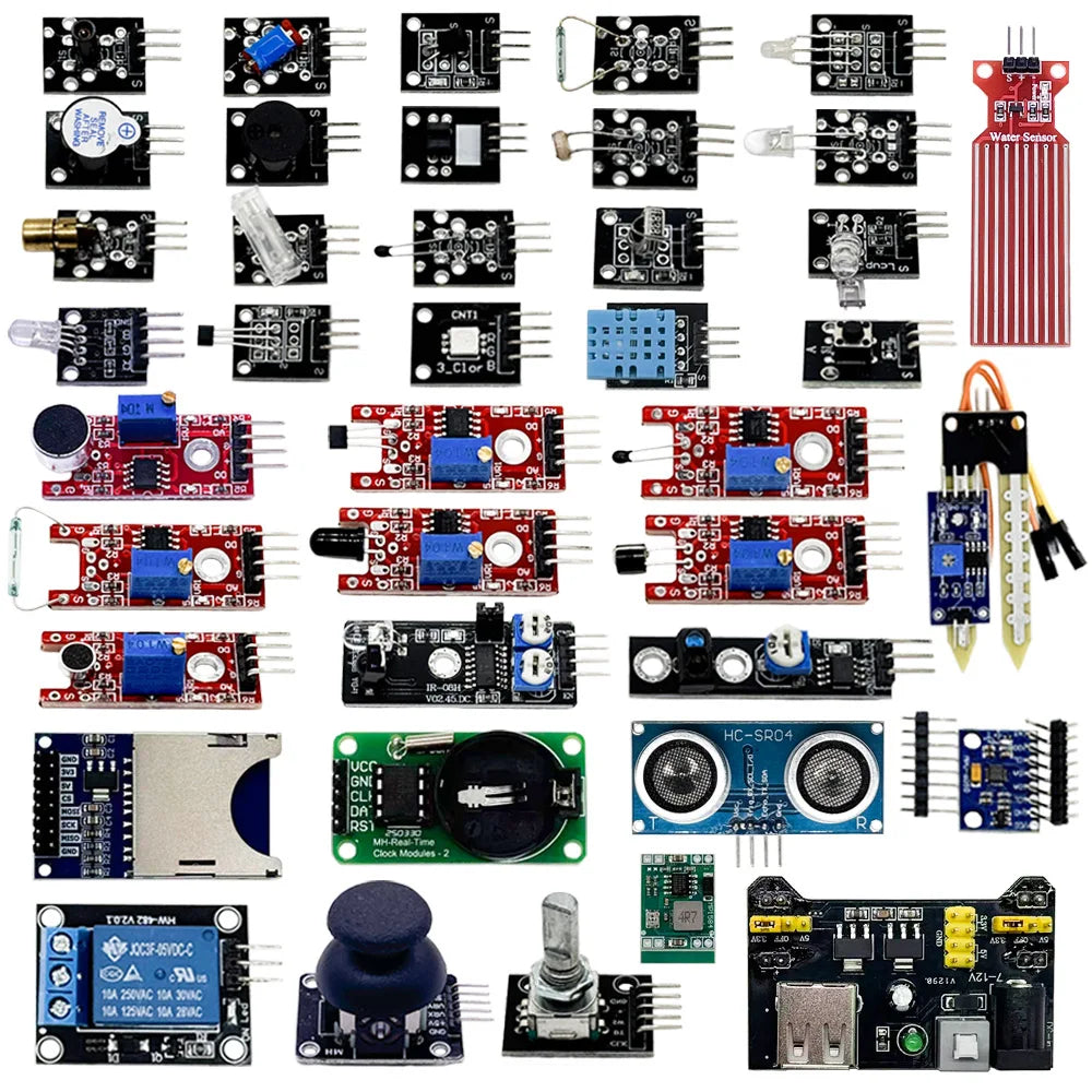 45-in-1 Sensor Module Kit for Arduino & Raspberry Pi Pico Sensor Module Kit Axl Default Title