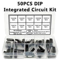 50PCS 74HC DIP IC Kit – 10 Logic Gate ICs for Electronics IC Component Kit Axl Default Title