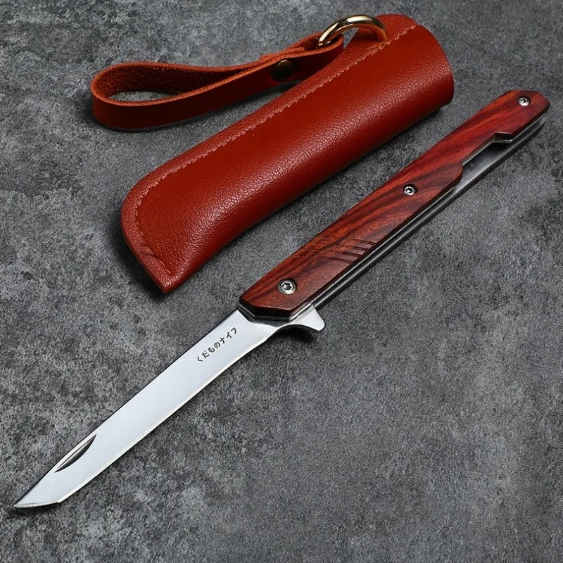 PLYS Folding Pocket Knife – Carving & Paring Knife with Holster Folding Pocket Knife Axl 1 PICES