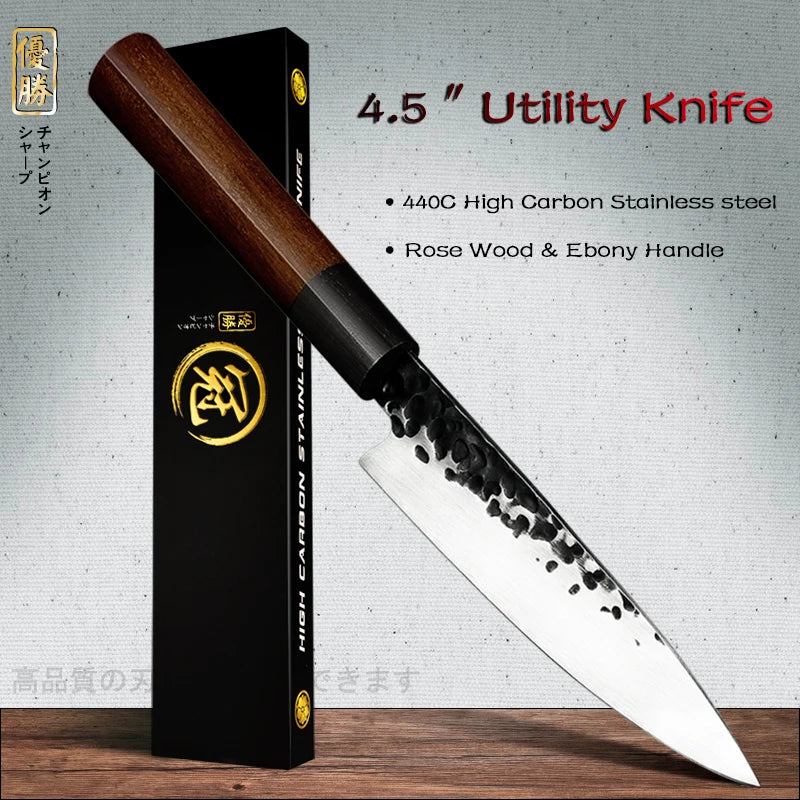 Grandsharp Japanese Petty Knife – Hand Forged Utility Kitchen Knife Utility Kitchen Knife Axl Default Title