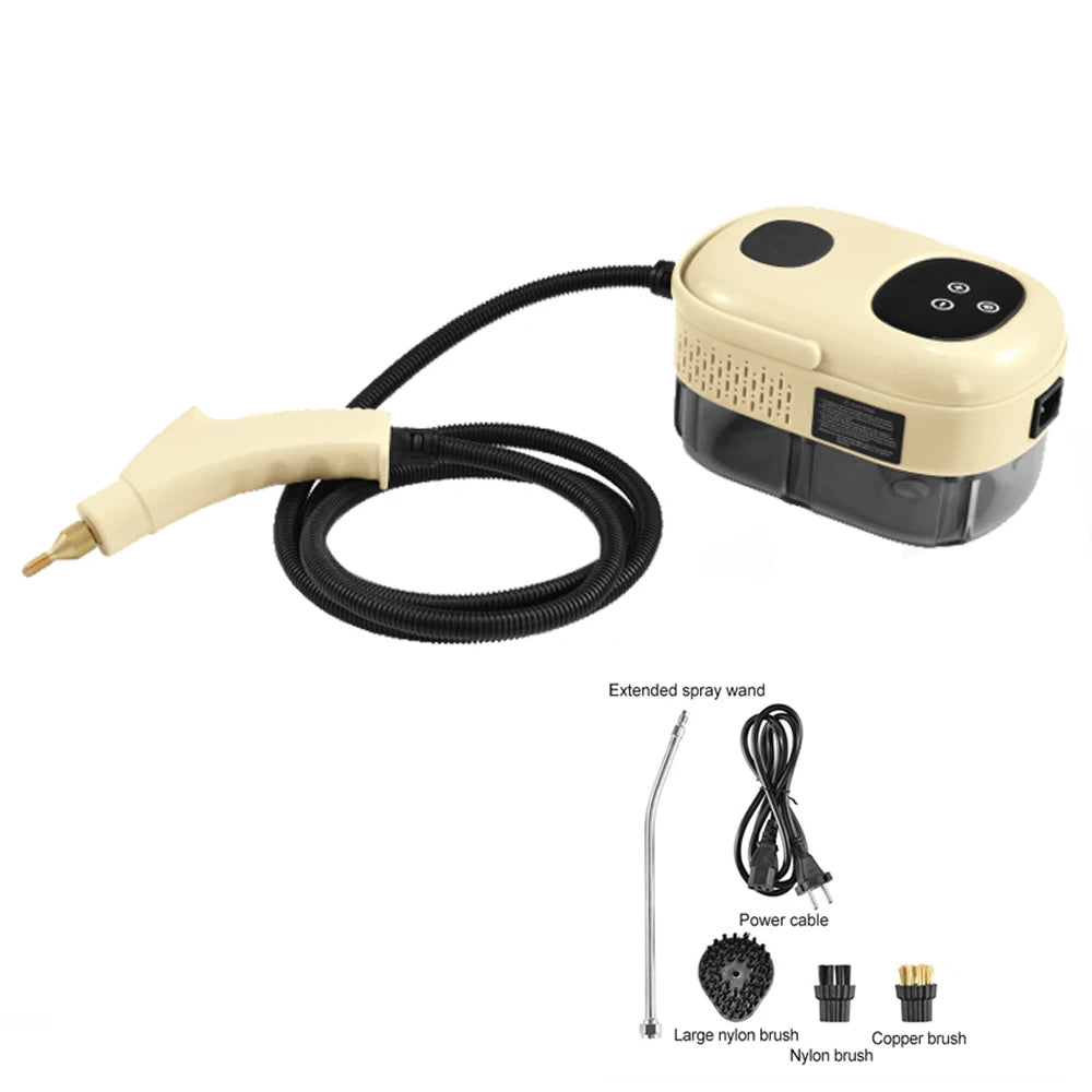 BALASHOV 2500W Handheld Steam Cleaner – Kitchen, Car & Home Handheld Steam Cleaner Axl YELLOW 220 V