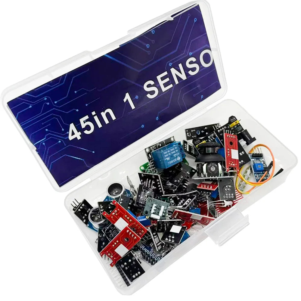 45-in-1 Sensor Module Kit for Arduino & Raspberry Pi Pico Sensor Module Kit Axl