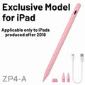 DIXSG Stylus Pen for iPad 2018+ | Palm Rejection & Tilt Sensitivity Active Stylus Pen Axl ZP4-pink-A