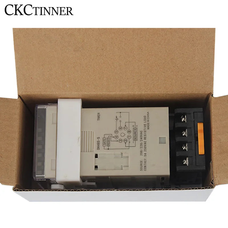 DH48S-S Programmable Timer Relay Switch 12V–380V | 0.1S–99H Timer Relay Switch Axl