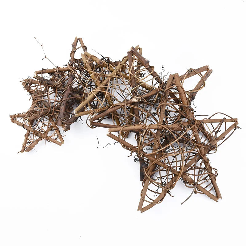 Rattan Pentagram Vine Decoration – 1 or 3 Pcs Hanging Decor Hanging Rattan Decor Axl