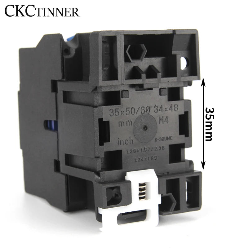 CJX2 9A AC Contactor 3P+1NO DIN Rail Mount 24V–380V AC Contactor Axl