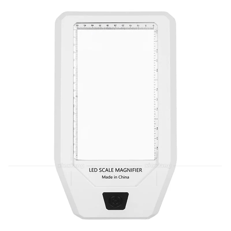 LED Magnifying Glass with Scale & Currency Detector – 3x Loupe LED Magnifying Glass Axl