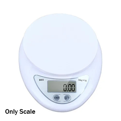 KEMORELA 5KG Digital Kitchen Scale – LCD, 1g Accuracy Digital Kitchen Scale Axl NO-BOX