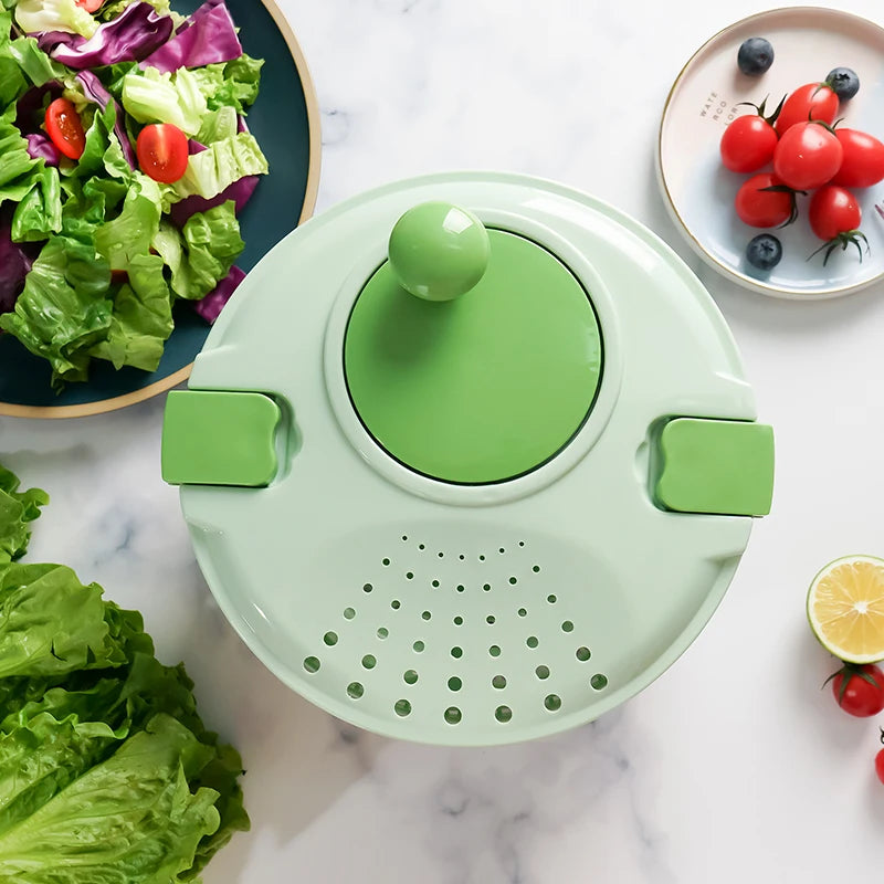 KEMORELA Salad Spinner – Vegetable Washer & Drainer Basket Salad Spinner Axl