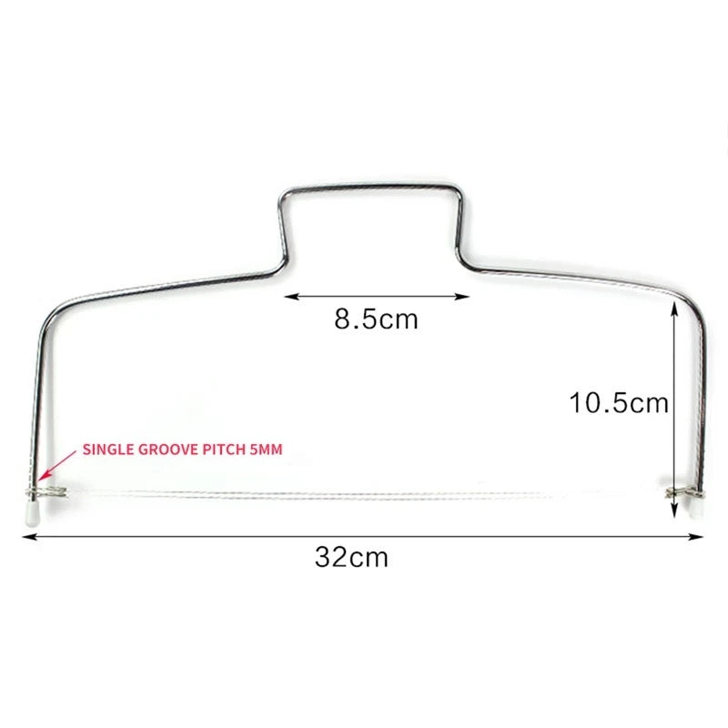 Adjustable Cake Layer Slicer – Stainless Steel Cutter Tool Cake Layer Slicer Axl