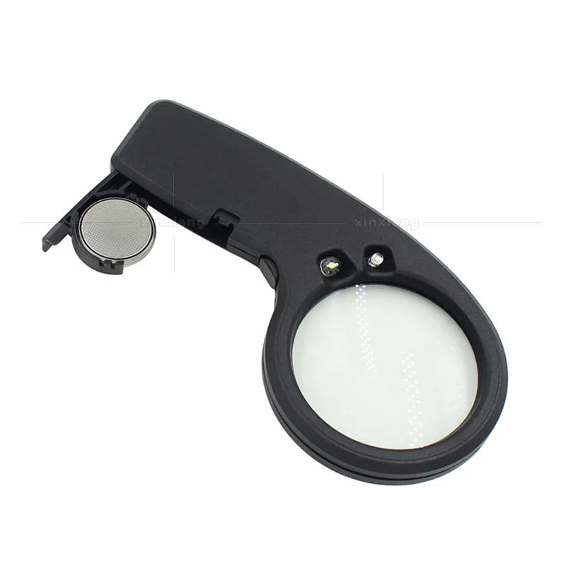 5x LED Illuminated Card Magnifying Glass – HD Ultra-Thin Loupe LED Magnifying Glass Axl