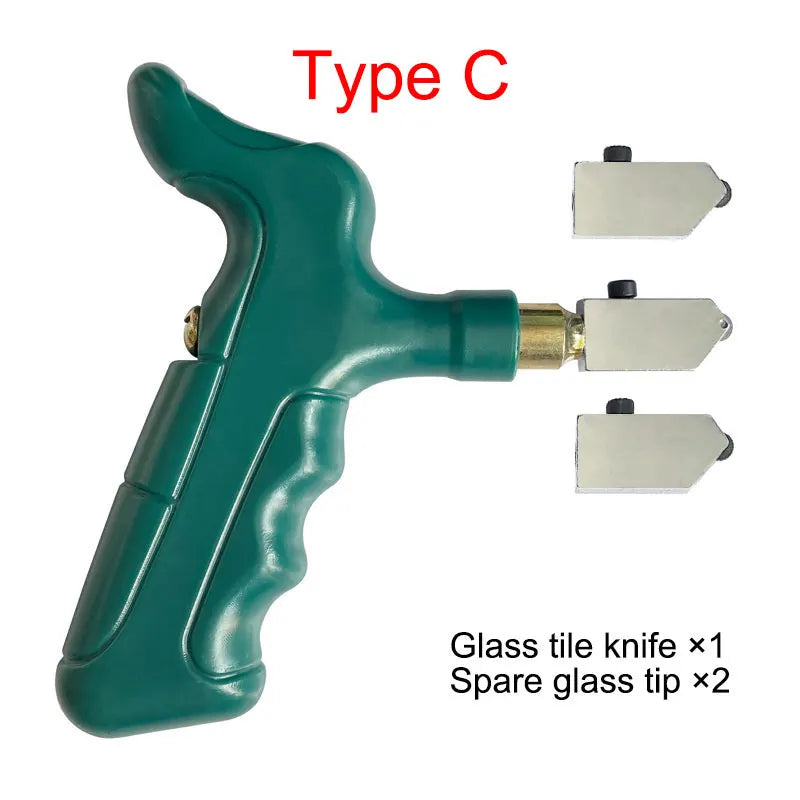 Diamond Glass & Tile Cutter – Handheld Multi-Function Tool Glass Tile Cutter Axl Type C