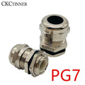 PG7 Brass IP67 Waterproof Cable Glands 3–6.5mm | 3-Pack Cable Gland Fitting Axl Default Title