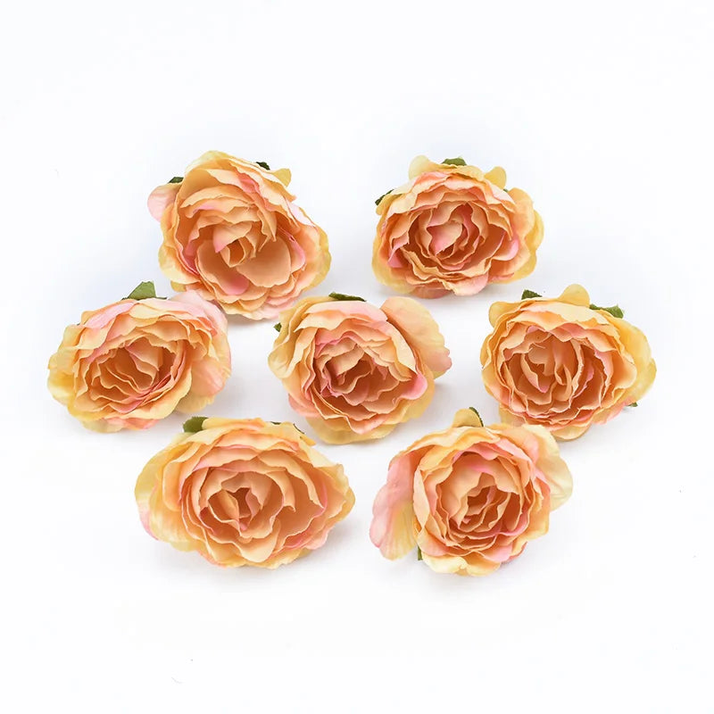 Silk Rose Heads 30/50 Pcs – 4cm Artificial Flowers for Weddings Artificial Silk Flowers Axl 16 30 Pieces