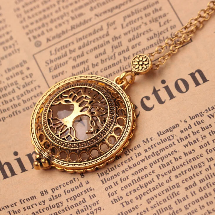 Vintage Magnifying Glass Necklace Pendant – 2.5X Metal Chain Magnifier Necklace Pendant Axl Other
