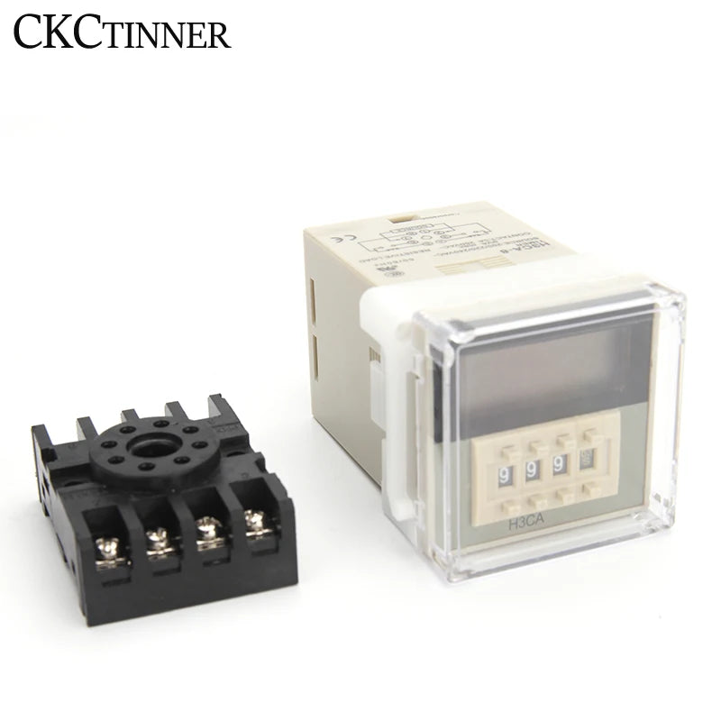 H3CA-8 Digital Time Delay Relay Timer 0.1S–9990H | Solid State Time Delay Relay Axl
