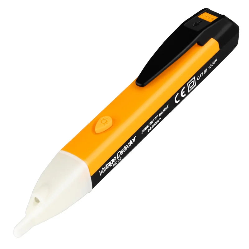 Non-Contact AC Voltage Tester Pen 90-1000V | CKCTINNER Voltage Tester Pen Axl yellow
