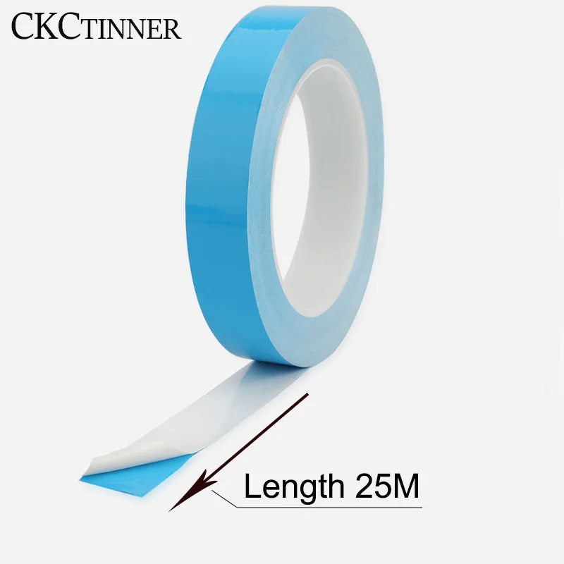 Thermal Conductive Double-Sided Tape 25m – PCB LED Heat Sink Thermal Adhesive Tape Axl