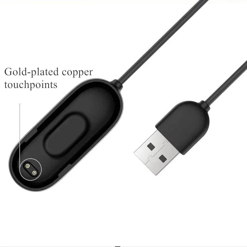 USB Charging Cable for Xiaomi Mi Band 2 3 4 – Replacement Cord Smartwatch Charging Cable Axl For mi band 4
