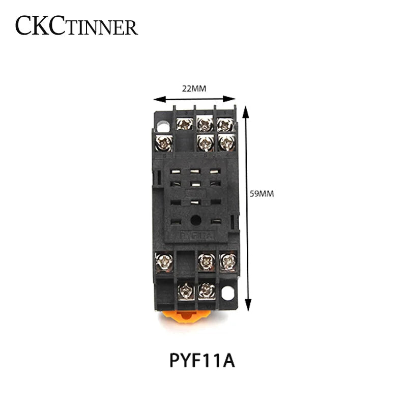 Relay Base Socket 8-Pin 11-Pin 14-Pin PYF08A PYF11A PYF14A Relay Base Socket Axl PYF11A