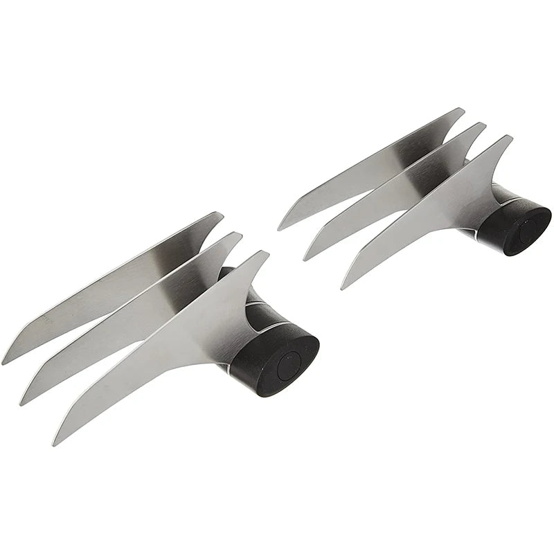 2-Pc Stainless Steel Meat Shredder Claws | BBQ Pulled Pork Tool BBQ Meat Shredder Axl