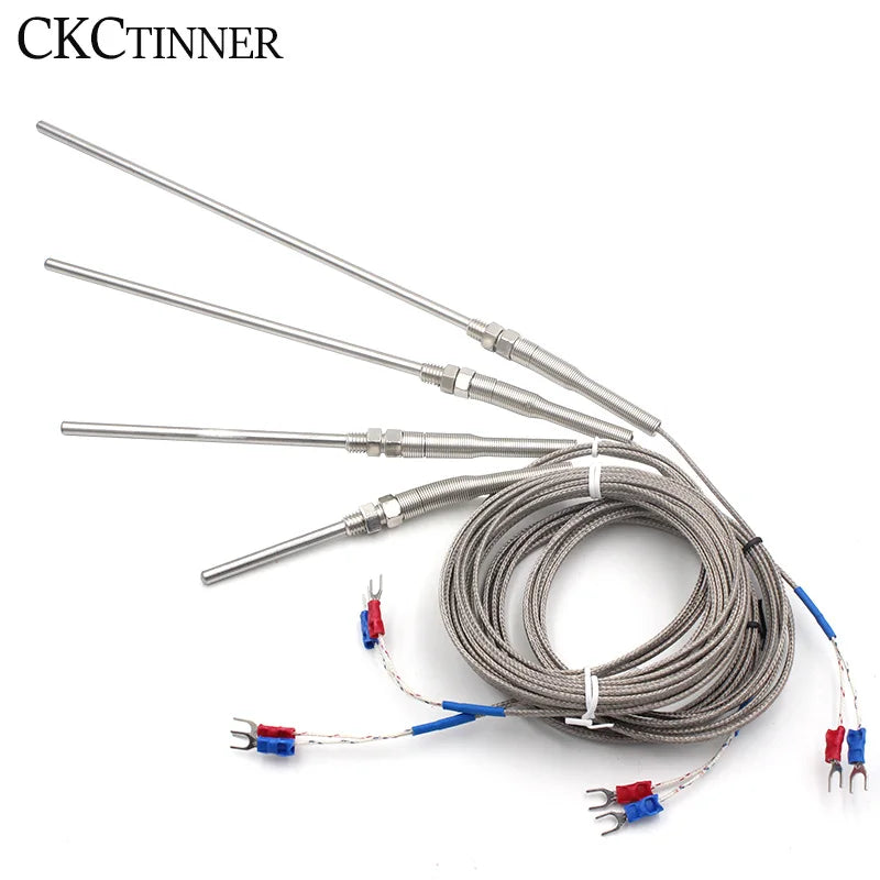 PT100 Thermocouple M8 Temperature Sensor Probe -200–600°C Temperature Sensor Axl