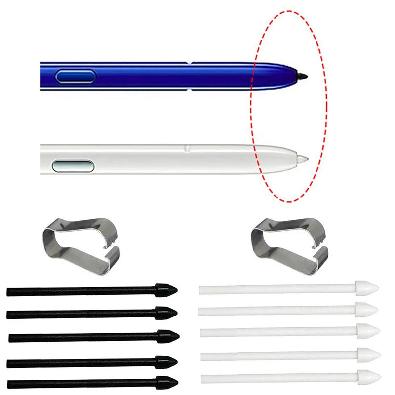 S Pen Replacement Tips for Samsung Note 10/20 – 5 Pack Nibs Stylus Pen Tips Axl Black