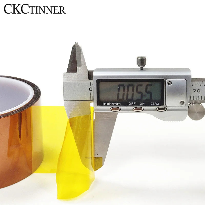 Kapton Polyimide Tape High Temp Resistant 30M | Multi-Width Polyimide Insulation Tape Axl