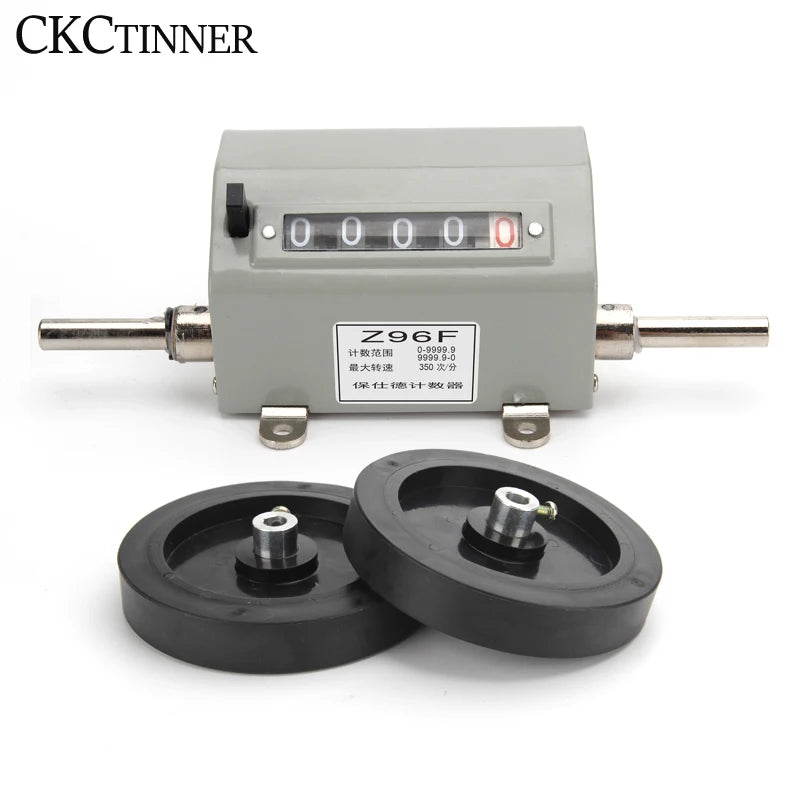 Z96-F Mechanical Length Counter – Dual Wheel 0–9999.9m Mechanical Length Counter Axl