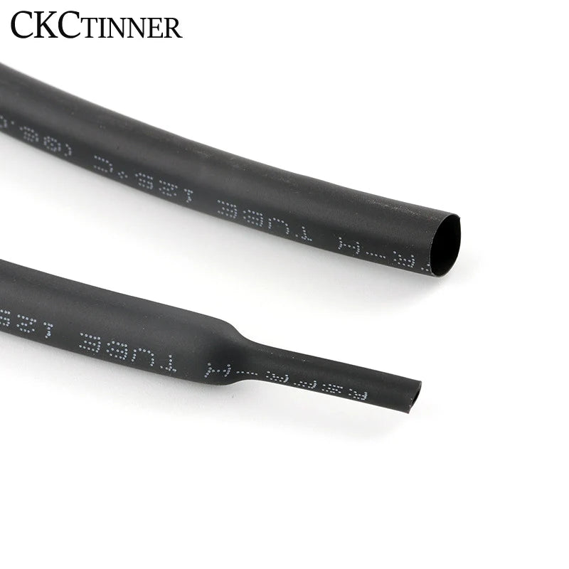 Black Heat Shrink Tubing 2:1 | 1mm–40mm Wire Wrap Sleeve Heat Shrink Tubing Axl
